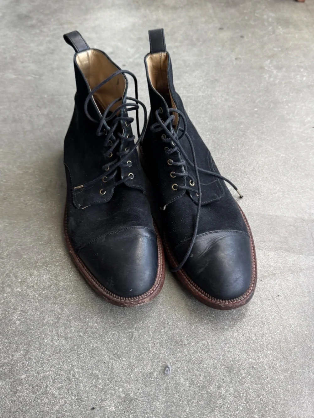 Black Taft Jack Boots, Size 42